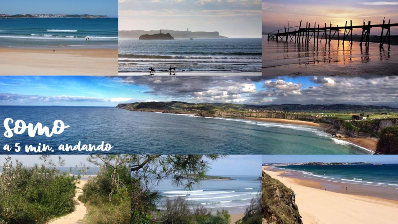 NUEVO!!! 5 min andando la PLAYA!! Las Camelias Somo REFORMADO totalmente Exterior foto
