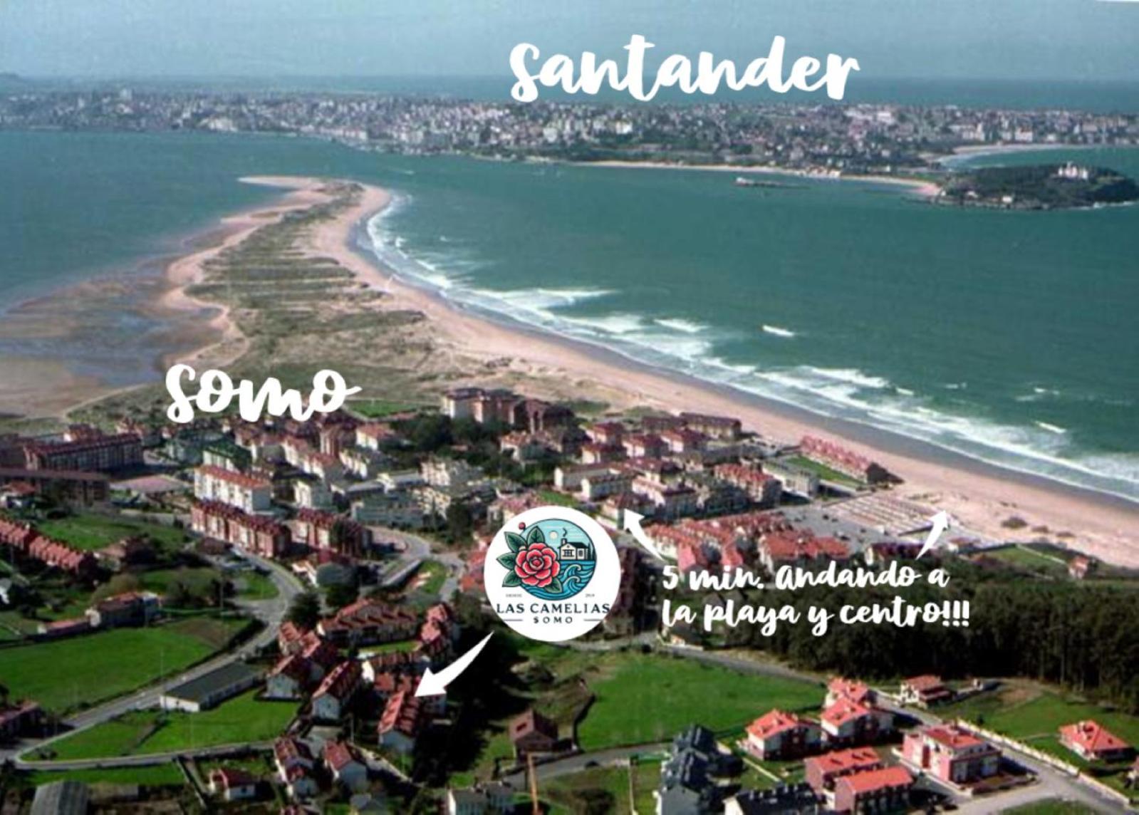 NUEVO!!! 5 min andando la PLAYA!! Las Camelias Somo REFORMADO totalmente Exterior foto